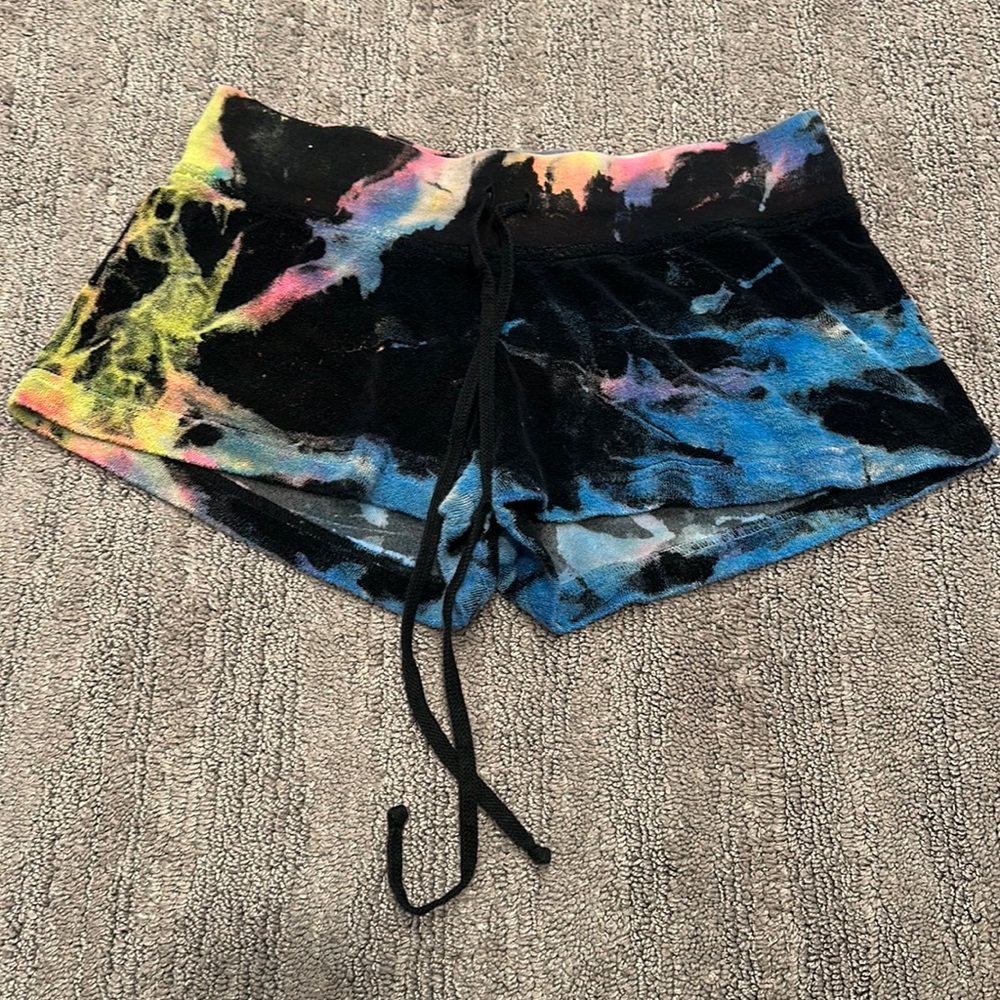 Hard tail women’s/juniors tie-dye terry shorts *RARE COLOR/design*